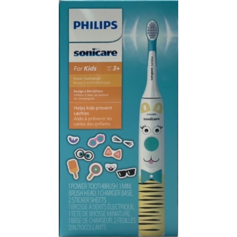 台灣現貨 飛利浦Sonicare 新一代兒童電動牙刷單支 3歲+ HX6321藍/HX6351粉/HX3601白-規格圖7