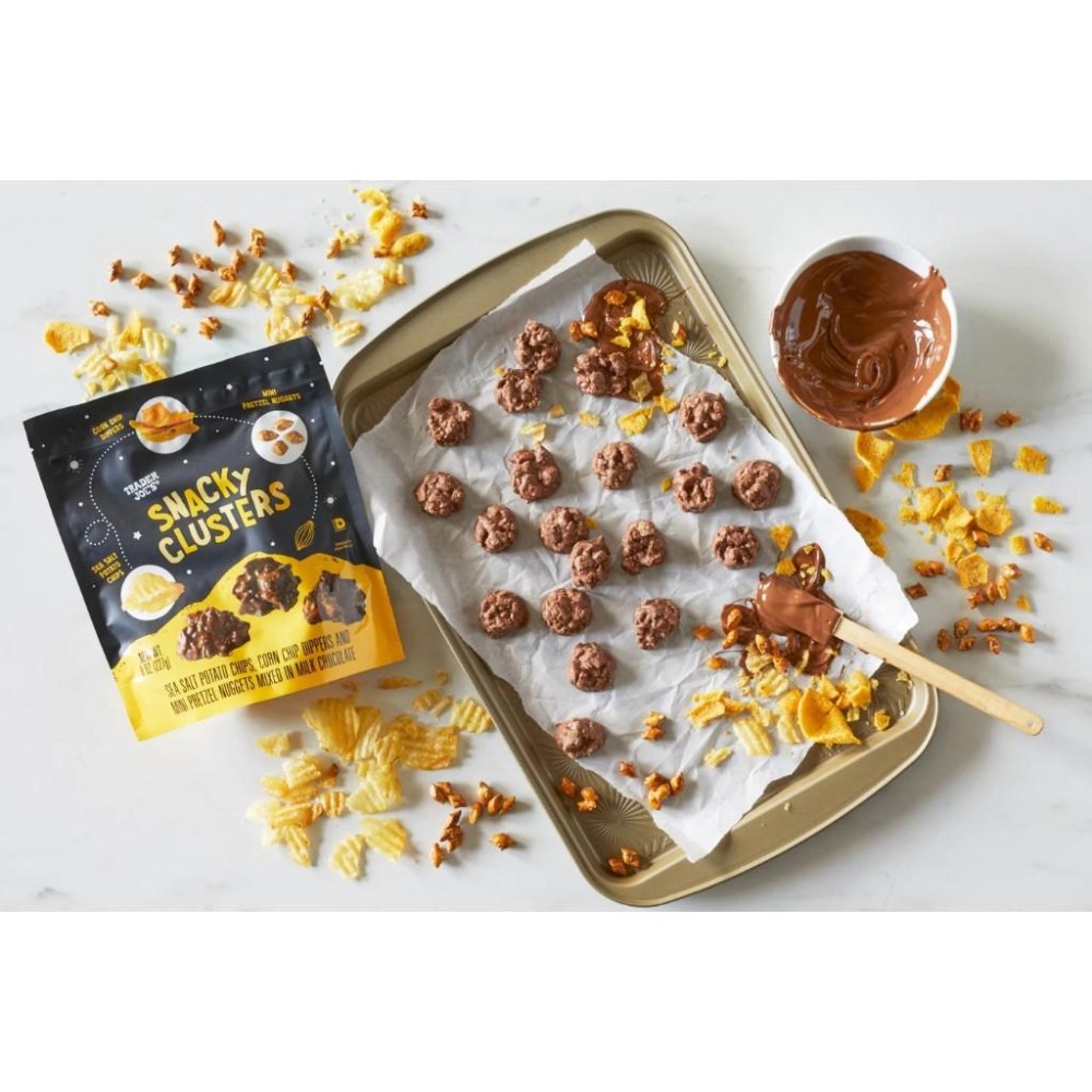 台灣現貨 Trader Joe＇s 季節限定𝐒𝐧𝐚𝐜𝐤𝐲 𝐂𝐥𝐮𝐬𝐭𝐞𝐫𝐬綜合口味牛奶巧克力-細節圖5