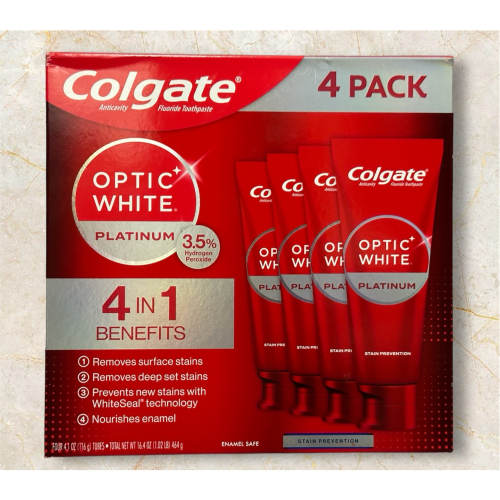 台灣現貨 Colgate 高露潔 OPTIC WHITE 專業級牙膏