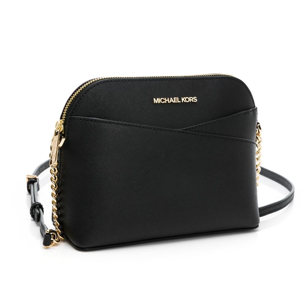 台灣現貨 MICHAEL KORS MK 新款金標鍊帶防刮皮革貝殼包/鍊包 出清 無購證-細節圖2