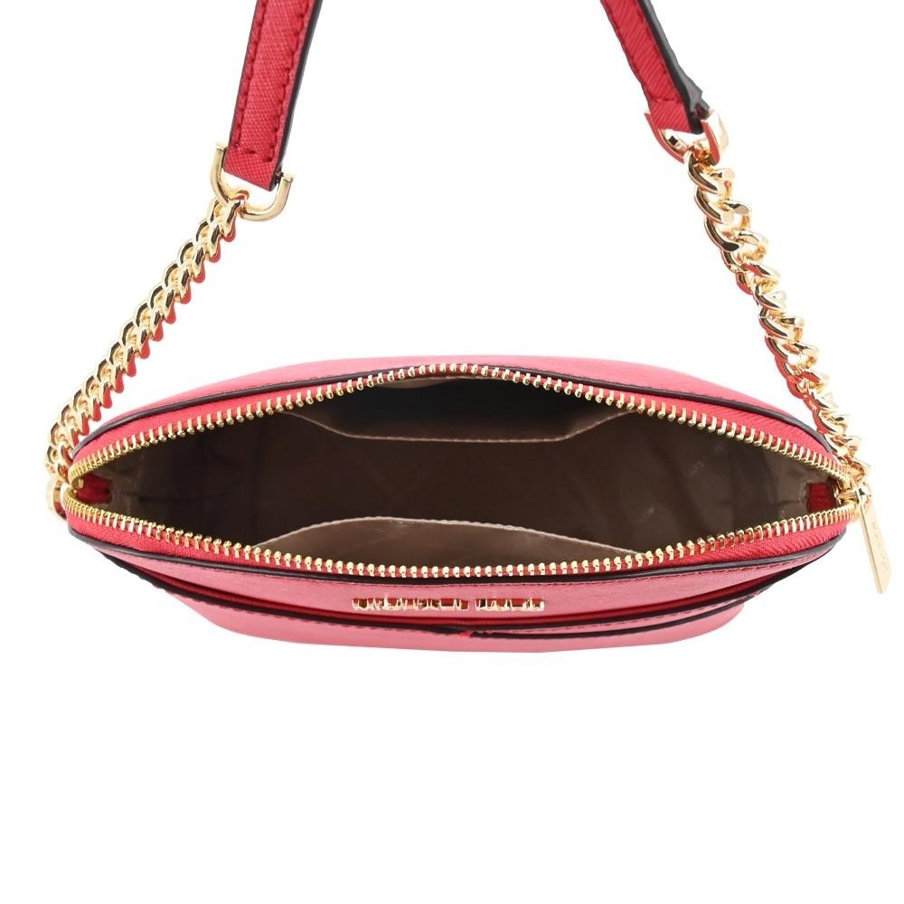 台灣現貨 MICHAEL KORS MK 新款金標鍊帶防刮皮革貝殼包/鍊包 出清 無購證-細節圖9