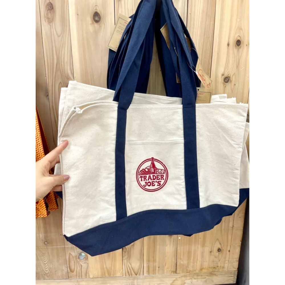 台灣現貨 Trader joe＇s 缺德舅 美國有機超市 帆布袋 托特包 環保袋-細節圖2