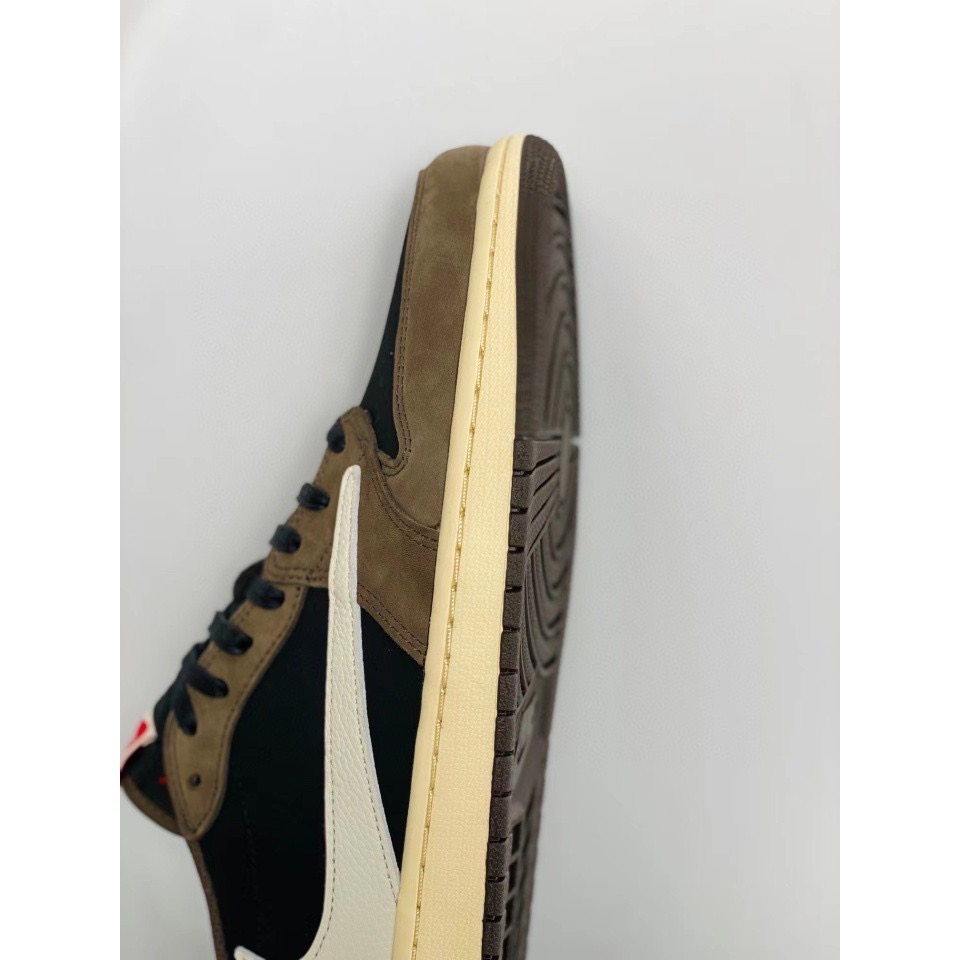 Travis Scott x Air Jordan 1 Low Mocha AJ1 咖啡色 深咖 倒勾-細節圖10