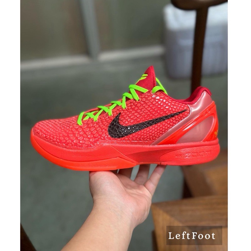 滅世純原 Kobe 6 Reverse Grinch 科比6代 反轉青蜂俠 籃球鞋 实战鞋 男鞋 FV4921-600-細節圖3