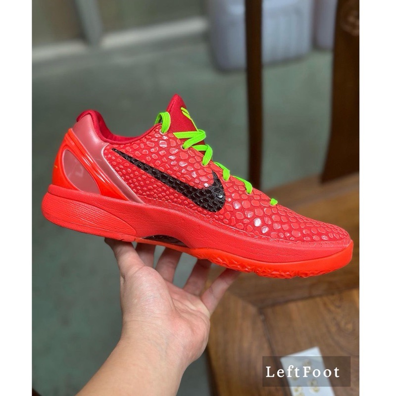 滅世純原 Kobe 6 Reverse Grinch 科比6代 反轉青蜂俠 籃球鞋 实战鞋 男鞋 FV4921-600-細節圖4