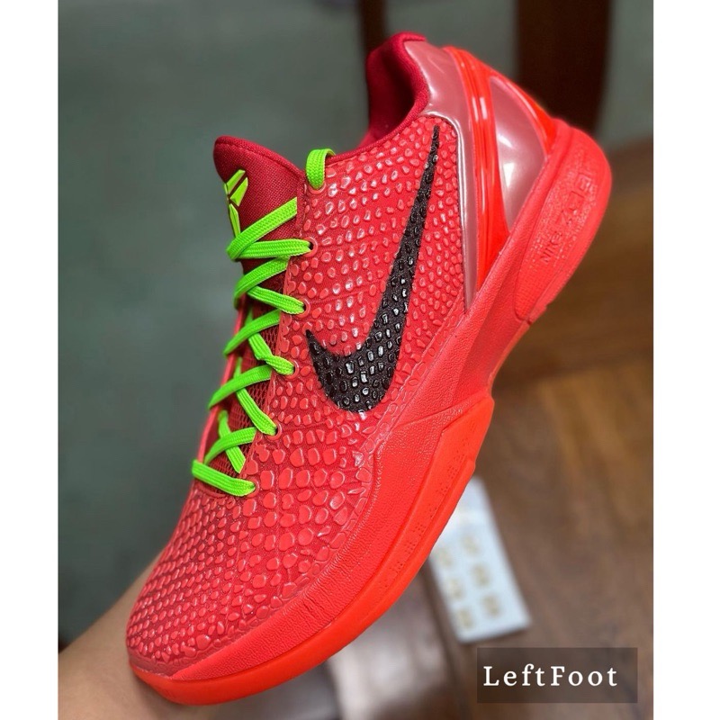 滅世純原 Kobe 6 Reverse Grinch 科比6代 反轉青蜂俠 籃球鞋 实战鞋 男鞋 FV4921-600-細節圖5