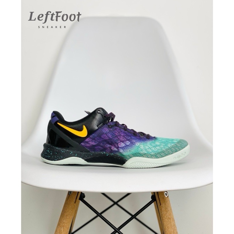 滅世純原 Kobe 8 Easter 绿紫 復活節 科比8 低筒React鞋墊 籃球鞋 實戰鞋男鞋 555035-302-細節圖3