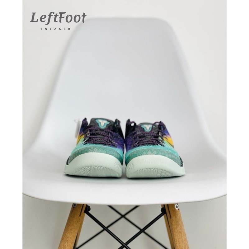 滅世純原 Kobe 8 Easter 绿紫 復活節 科比8 低筒React鞋墊 籃球鞋 實戰鞋男鞋 555035-302-細節圖5