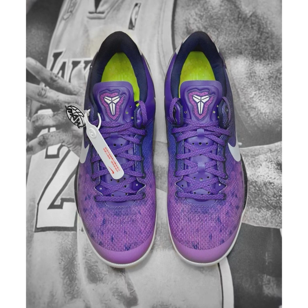 滅世純原 Kobe 8 Playoffs Purple 紫色 科比8代 低筒 籃球鞋 實戰鞋 男鞋 555035-500-細節圖10