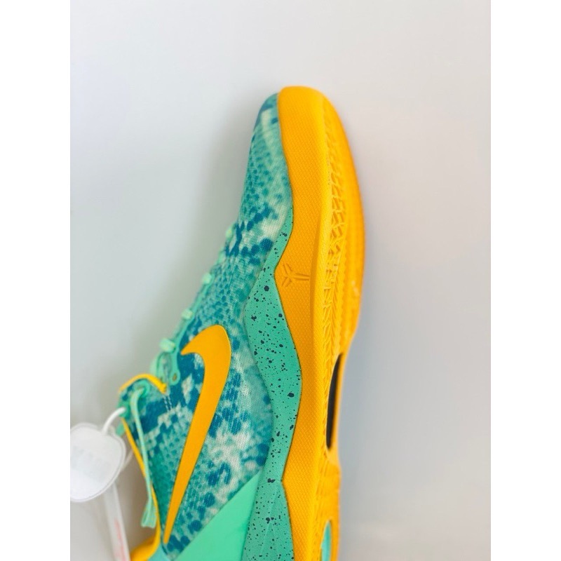 滅世純原 Kobe 8 Green Glow 綠蛇 科比8 低筒React鞋墊 籃球鞋 實戰鞋男鞋 555035-304-細節圖9