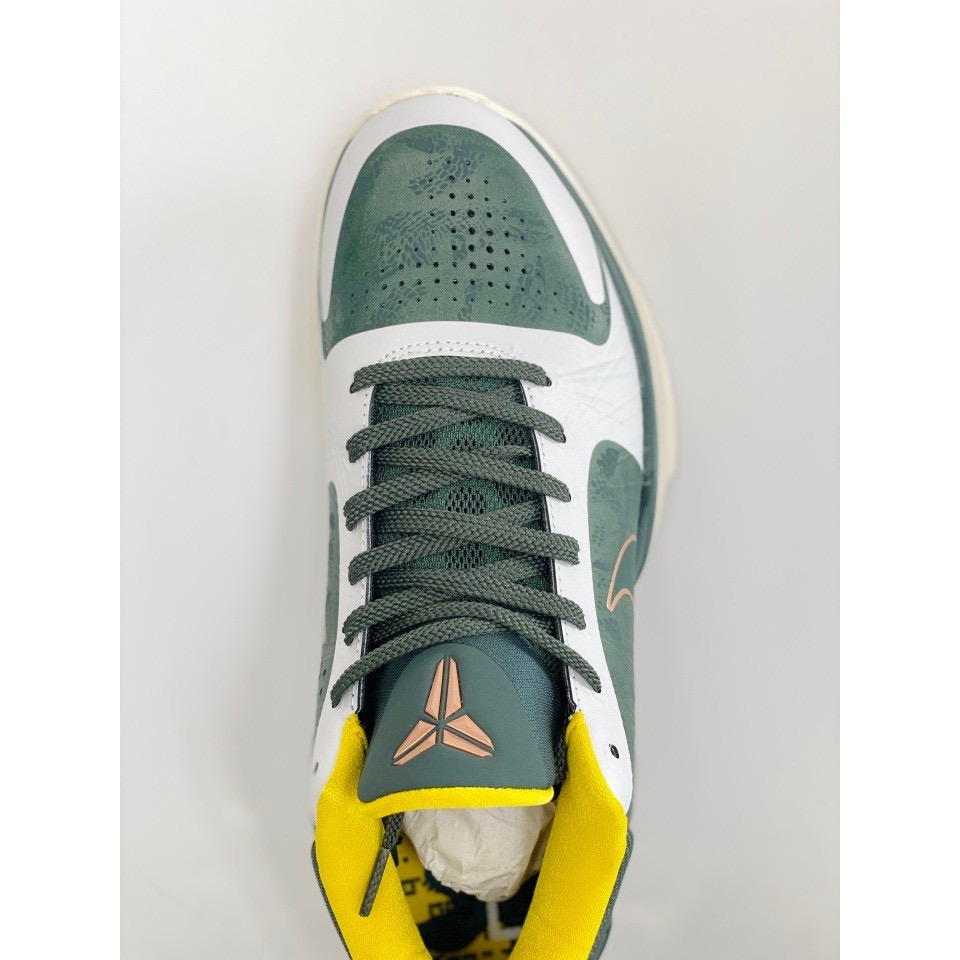 S2純原 Kobe 5 Protro EYBL Green 灰绿 籃球鞋 實戰鞋 真碳板 男鞋 CD4991-300-細節圖7
