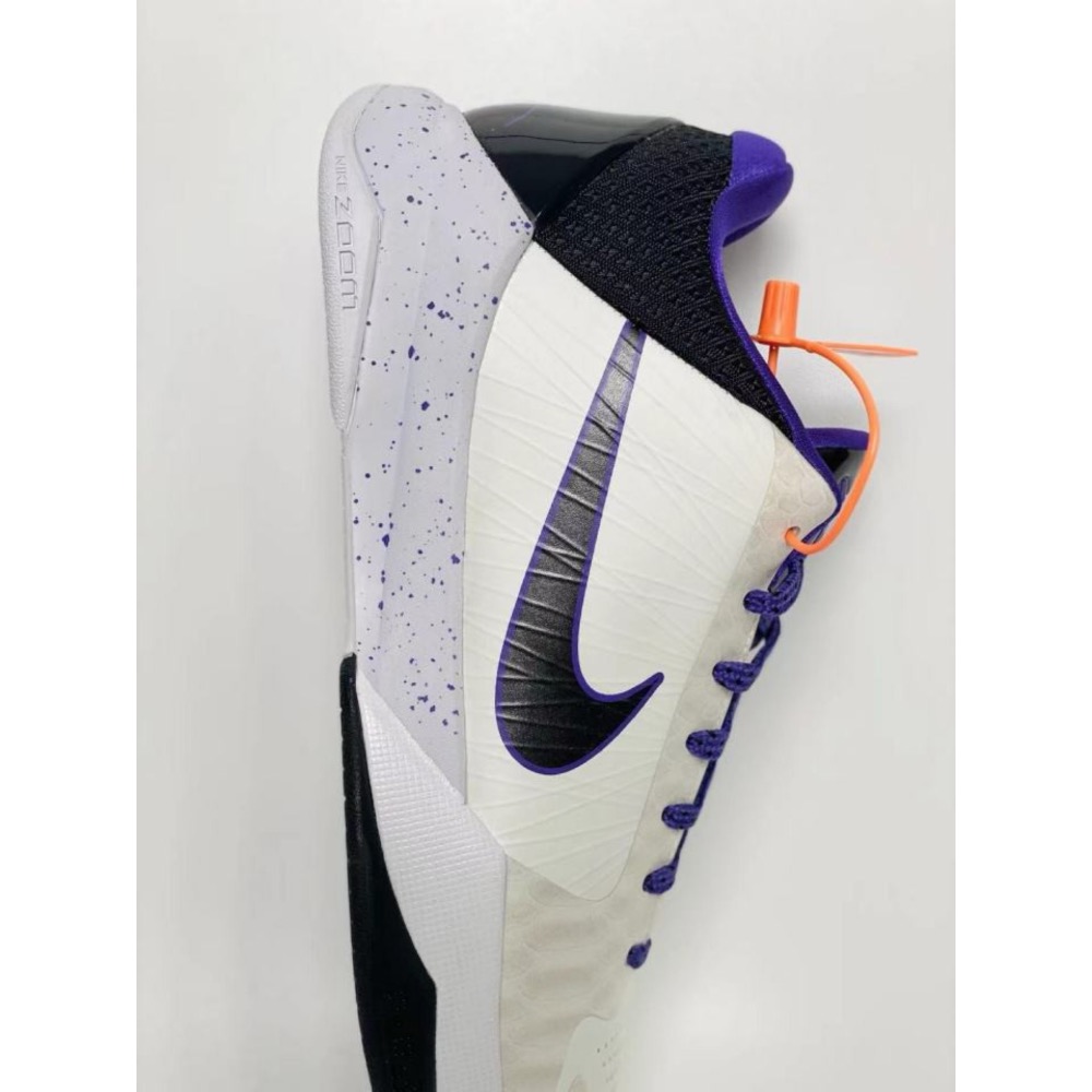 STAR级别 Kobe 5 Protro 白紫 籃球鞋 前掌zoom turbo 后掌EVA 實戰鞋 男鞋-細節圖7