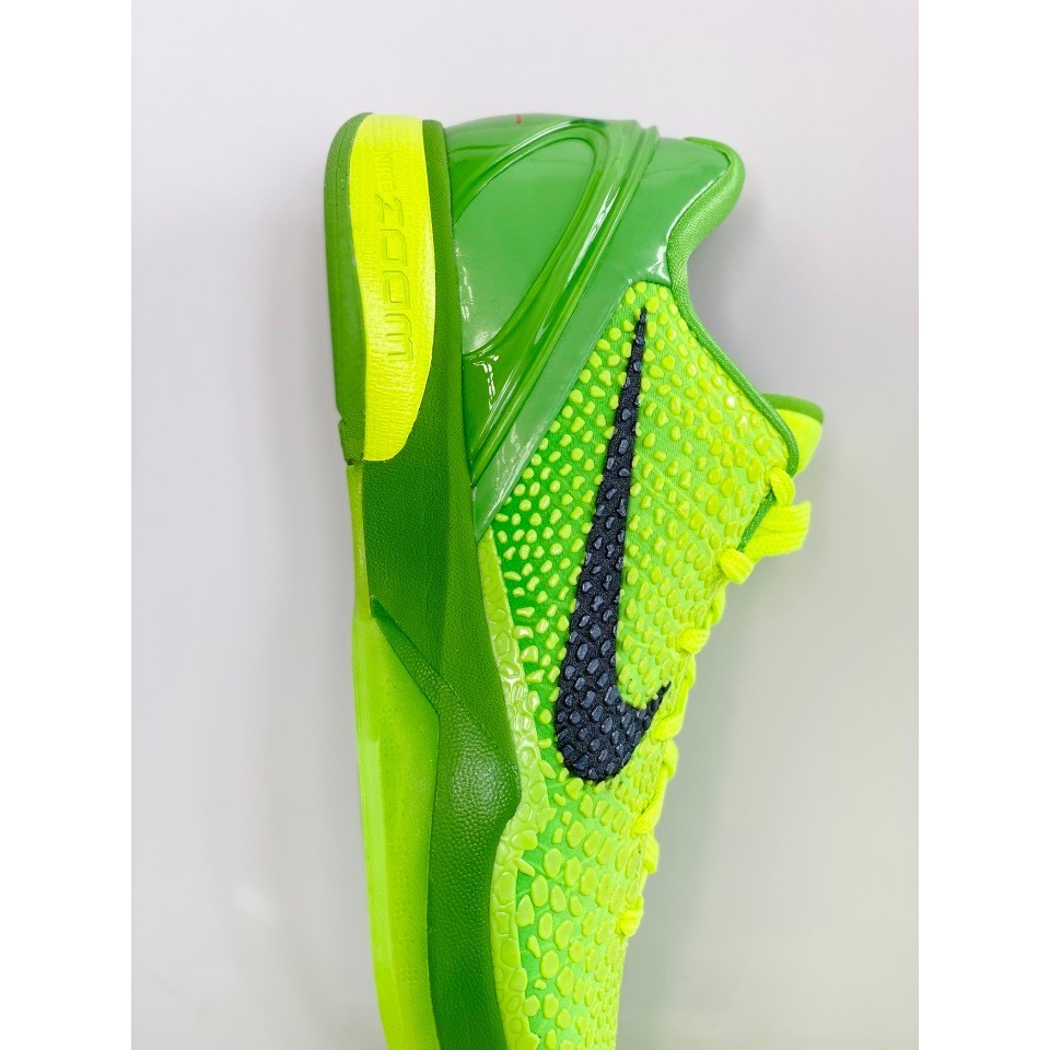 H12纯原 Kobe 6 Grinch 青蜂俠 青竹絲 籃球鞋 前掌气墊 后掌EVA真碳板 實戰鞋 CW2190-300-細節圖7