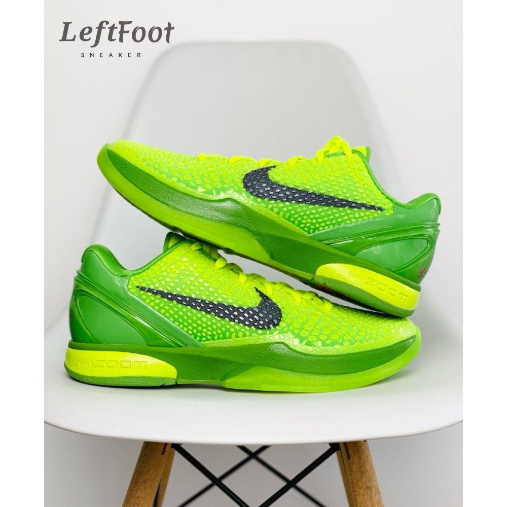 H12纯原 Kobe 6 Grinch 青蜂俠 青竹絲 籃球鞋 前掌气墊 后掌EVA真碳板 實戰鞋 CW2190-300-規格圖11