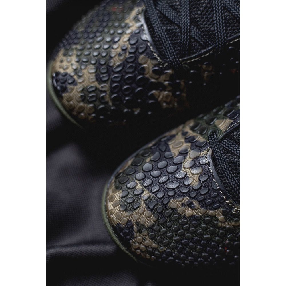 H12純原 Kobe 6 Italian Camo 沙漠 黑紅迷彩 籃球鞋 實戰鞋 真碳板 男鞋 FQ3546-001-細節圖7