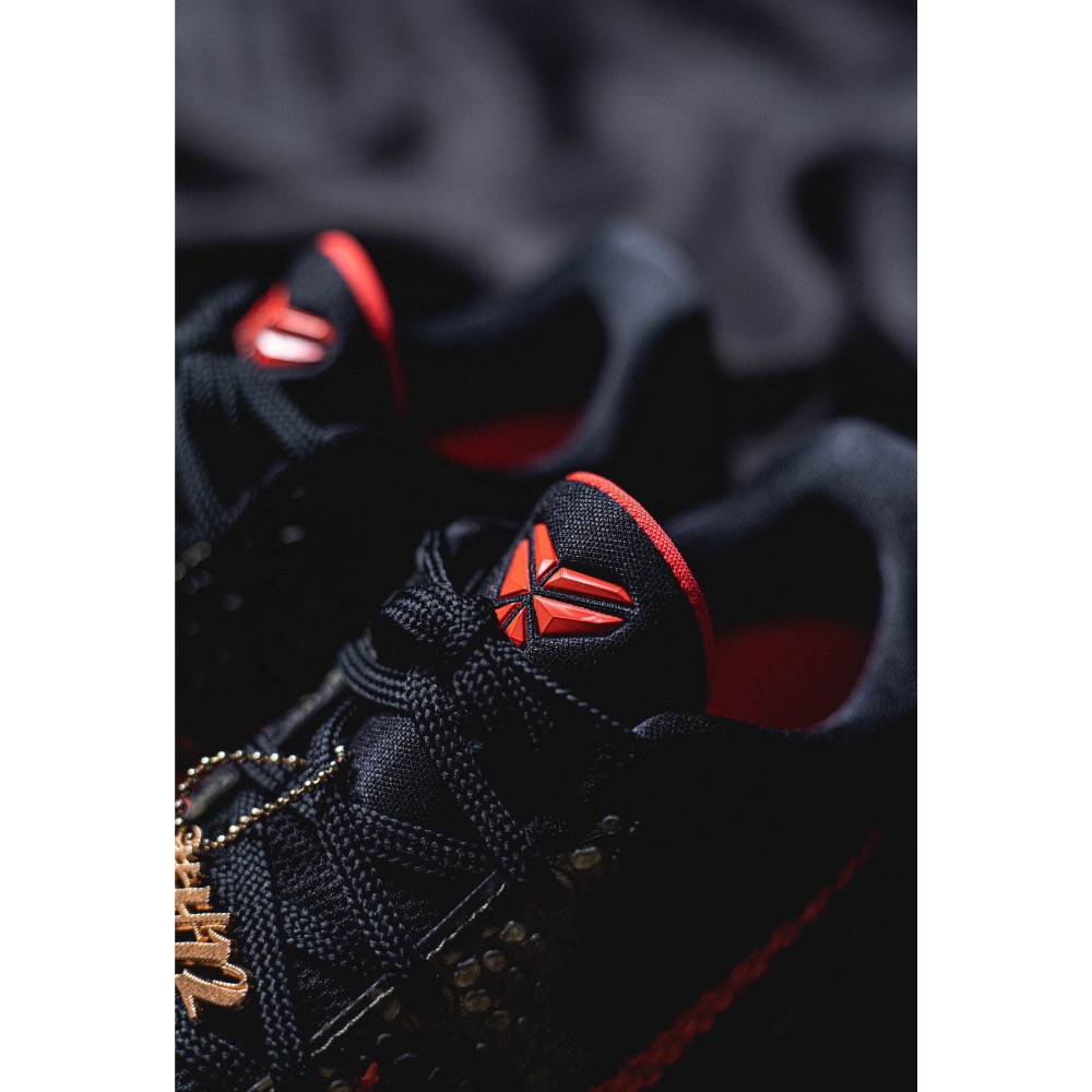 H12純原 Kobe 6 Italian Camo 沙漠 黑紅迷彩 籃球鞋 實戰鞋 真碳板 男鞋 FQ3546-001-細節圖9