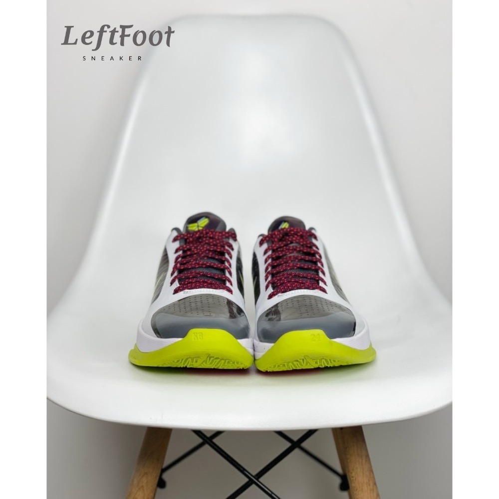 H12純原 Kobe 5 Chaos 小丑 低筒 籃球鞋 實戰鞋 真碳板 男鞋 CD4991-100-細節圖4