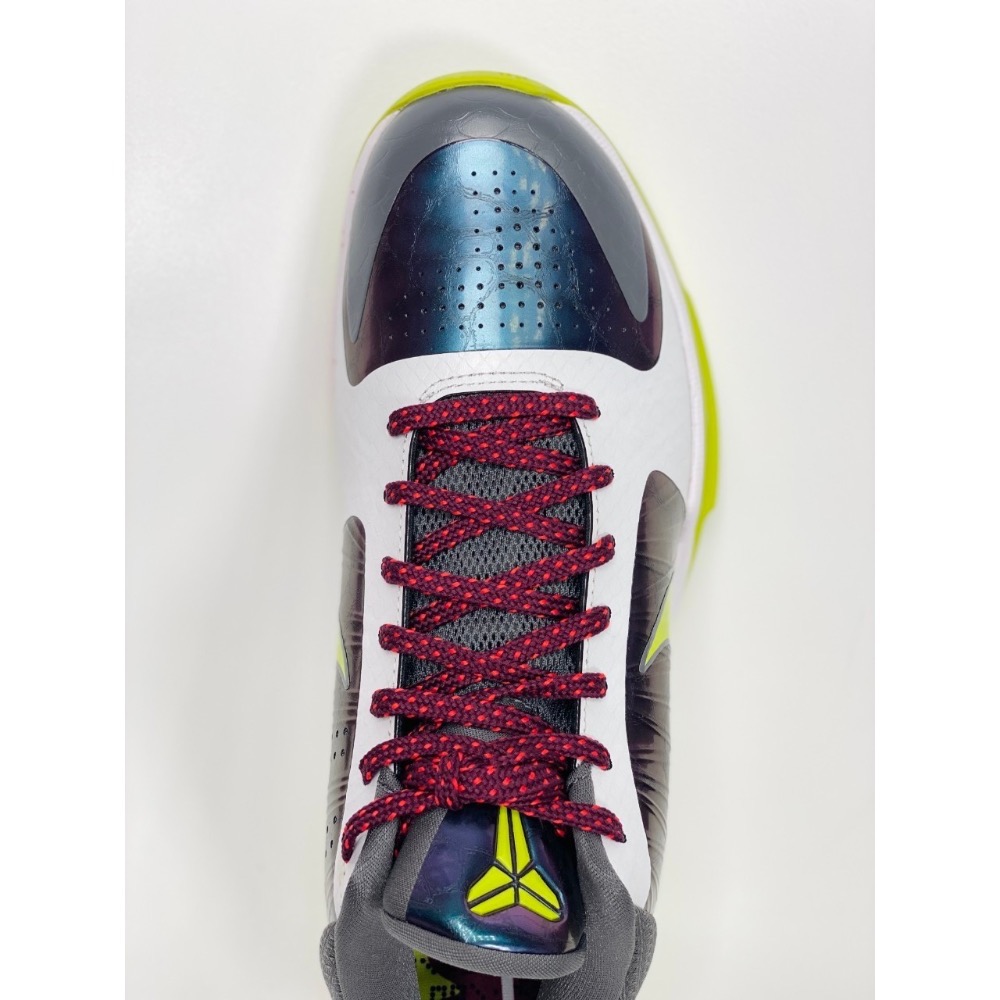 H12純原 Kobe 5 Chaos 小丑 低筒 籃球鞋 實戰鞋 真碳板 男鞋 CD4991-100-細節圖8