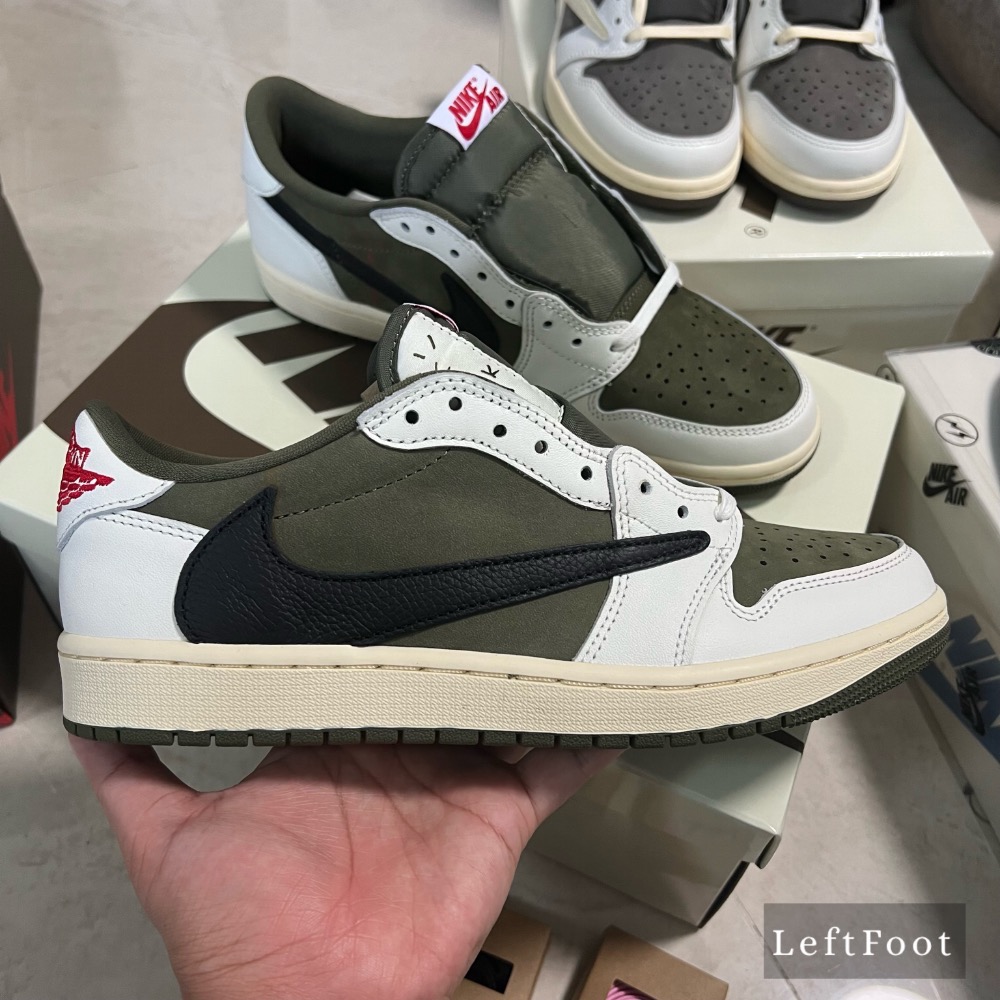 Travis Scott x Air Jordan 1 Low “Medium Olive”-規格圖9