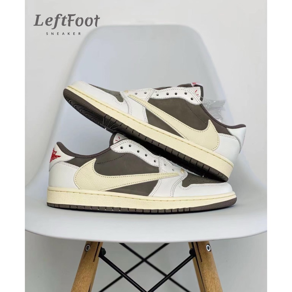 【顶级定制】Travis Scott x Jordan 1 Low Reverse Mocha AJ1 反轉摩卡 倒勾-規格圖8