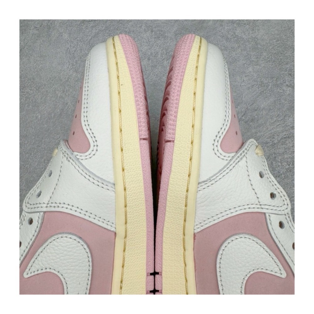 Travis Scott x Air Jordan 1 Low “Shy Pink” 低筒 倒钩 板鞋 篮球鞋 男女同款-細節圖4