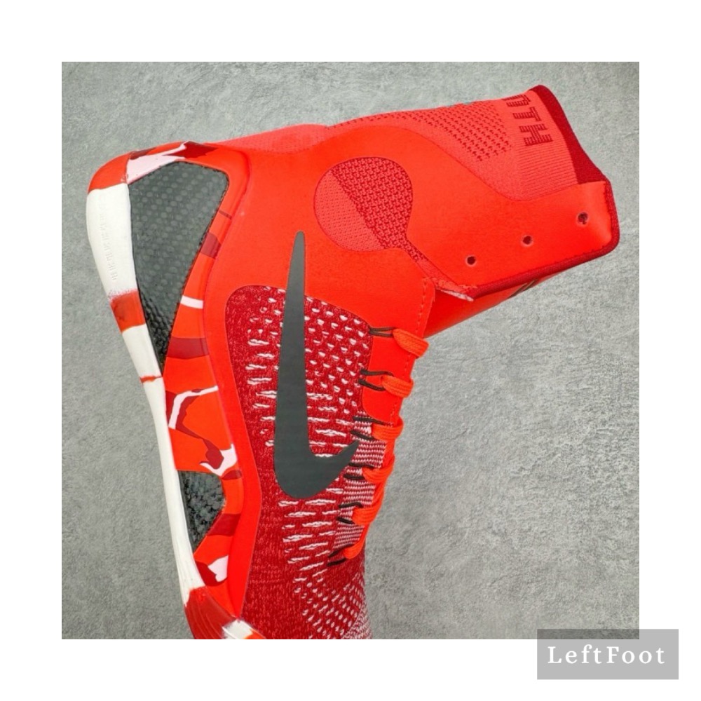 Nike KOBE 9 高筒 精英 籃球鞋 实战鞋 球鞋 男鞋 波鞋 红色 630847-600-細節圖6