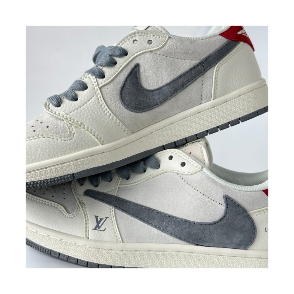 Travis Scott x Air Jordan 1 Low “White/Green/Red”-細節圖8