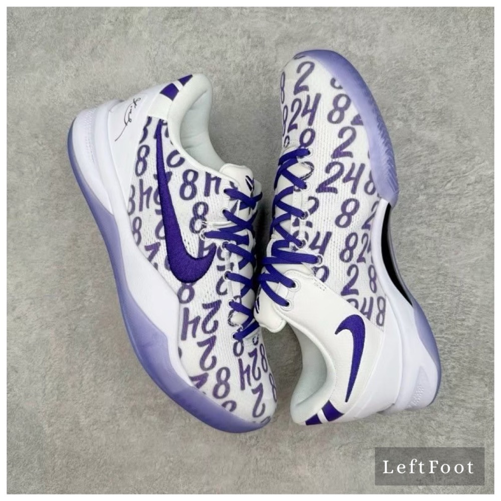 滅世純原 Kobe 8 Protro Court Purple 科比8 低筒 React鞋墊 籃球鞋 實戰鞋 男鞋-細節圖3