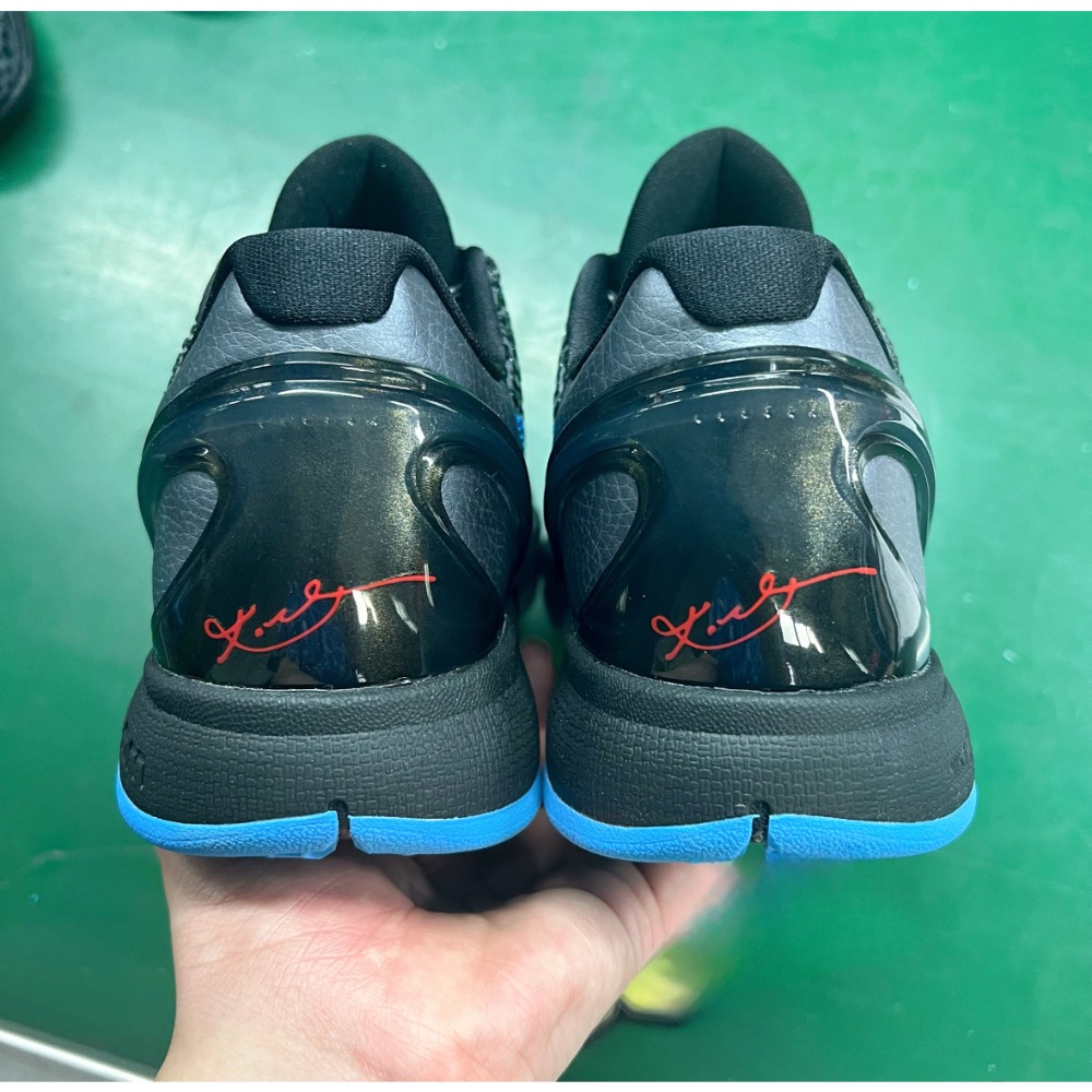 GX純原 Kobe 6 “Dark Knight” 籃球鞋 實戰鞋 真碳板 男鞋 黑蓝黑暗骑士 429659-016-細節圖5