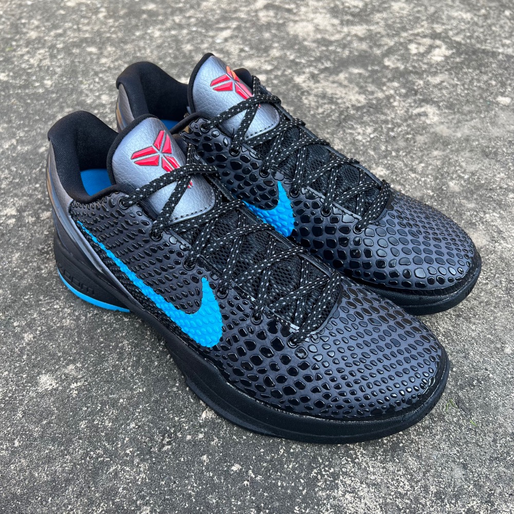 GX純原 Kobe 6 “Dark Knight” 籃球鞋 實戰鞋 真碳板 男鞋 黑蓝黑暗骑士 429659-016-細節圖7