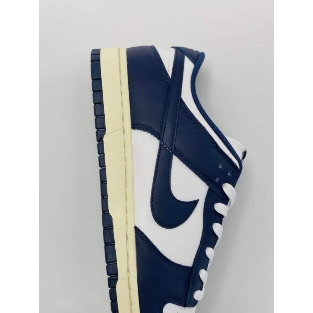 Nike Dunk Low Midnight Navy 海军蓝 做旧 复古板鞋 休闲鞋 男女鞋 DD1503-115-細節圖7