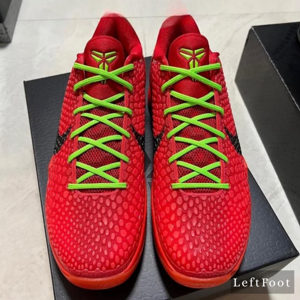 GX純原 Kobe 6 “Reverse Grinch” 籃球鞋 實戰鞋 真碳板男鞋 反轉青蜂俠 FV4921-600-細節圖3