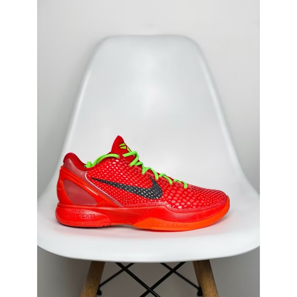 GX純原 Kobe 6 “Reverse Grinch” 籃球鞋 實戰鞋 真碳板男鞋 反轉青蜂俠 FV4921-600-細節圖2