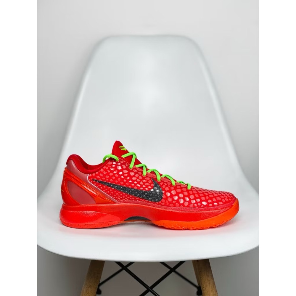 GX純原 Kobe 6 “Reverse Grinch” 籃球鞋 實戰鞋 真碳板男鞋 反轉青蜂俠 FV4921-600-細節圖3
