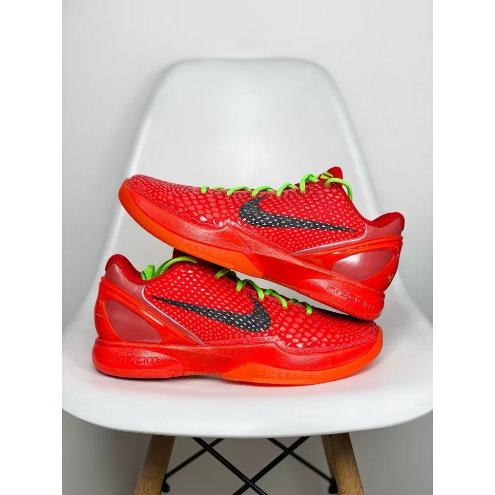 GX純原 Kobe 6 “Reverse Grinch” 籃球鞋 實戰鞋 真碳板男鞋 反轉青蜂俠 FV4921-600-規格圖9