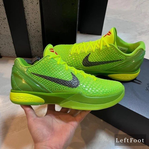 GX純原 Kobe 6 “Protro Grinch” 籃球鞋 實戰鞋 真碳板男鞋 青竹丝 青蜂侠CW2190-300