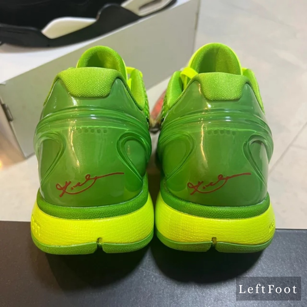 GX純原 Kobe 6 “Protro Grinch” 籃球鞋 實戰鞋 真碳板男鞋 青竹丝 青蜂侠CW2190-300-細節圖2