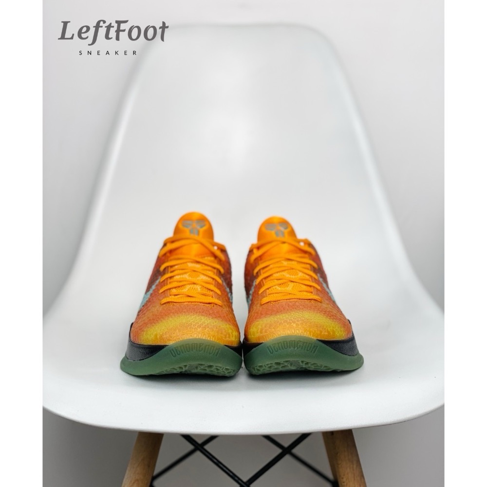 GX純原 Kobe 6 “Orange County” 籃球鞋 實戰鞋 真碳板男鞋 日落 黑橙 CW2190-800-細節圖4