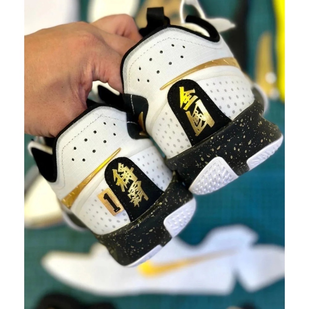 灭世纯原 Nike GT Cut 3 CHBL 白黑金 籃球鞋 实战鞋 全掌气垫 TPU抗扭 男鞋 HF5702-17-細節圖5