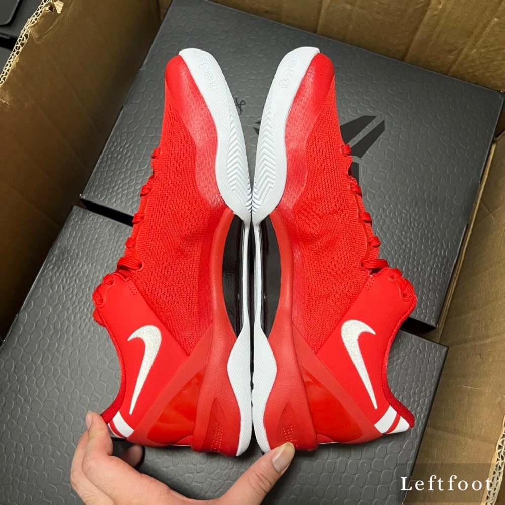 GX純原 Kobe 8 University Red 大学红 科比8代 籃球鞋 實戰鞋男鞋 HF9550-600-細節圖3