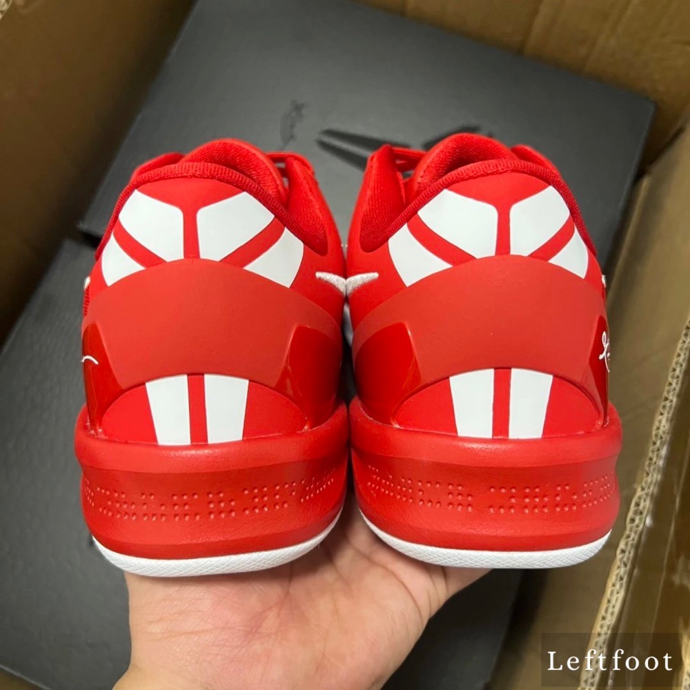 GX純原 Kobe 8 University Red 大学红 科比8代 籃球鞋 實戰鞋男鞋 HF9550-600-細節圖4