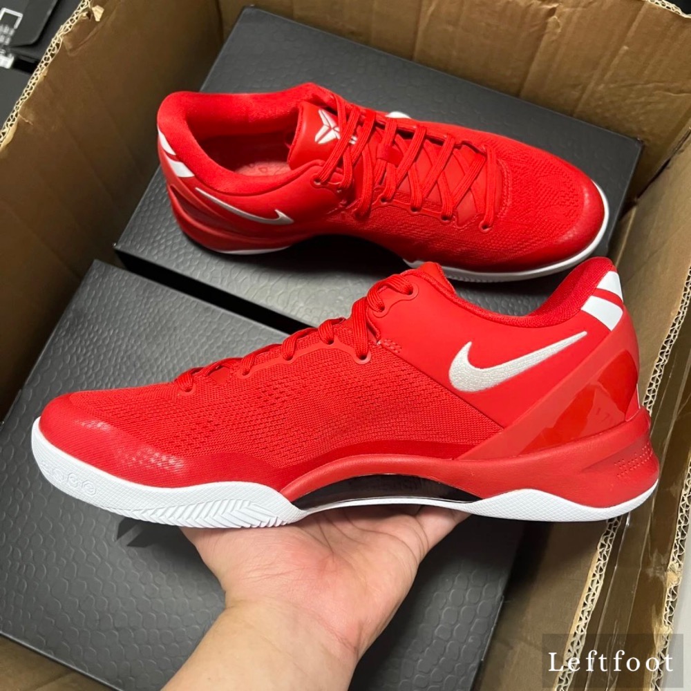 GX純原 Kobe 8 University Red 大学红 科比8代 籃球鞋 實戰鞋男鞋 HF9550-600-細節圖5