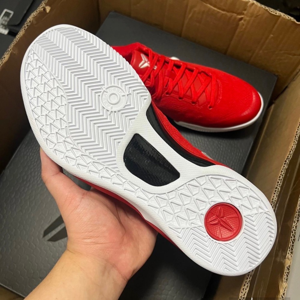 GX純原 Kobe 8 University Red 大学红 科比8代 籃球鞋 實戰鞋男鞋 HF9550-600-細節圖6