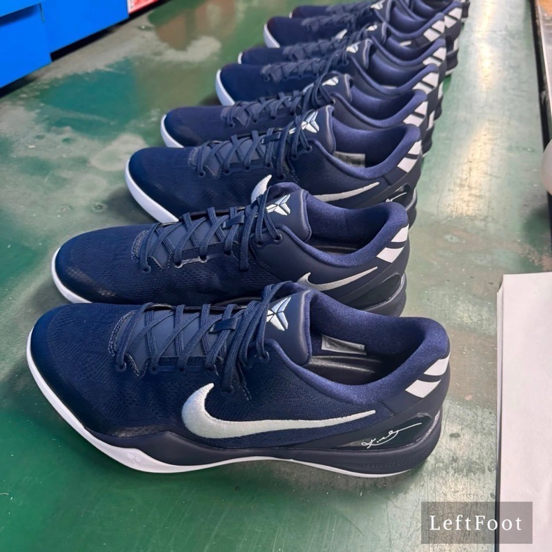 GX純原 Kobe 8 “College Navy” 科比8代 藍色 籃球鞋 實戰鞋男鞋 HF9550-400-細節圖7