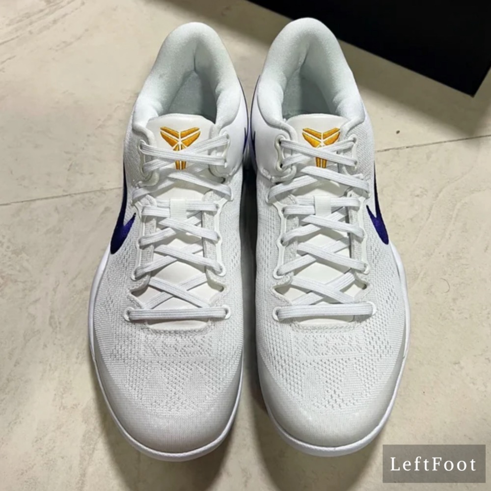 GX純原 Kobe 8 Protro Lakers Home 白色的 科比8代 籃球鞋 實戰鞋男鞋 FQ3548-001-細節圖2