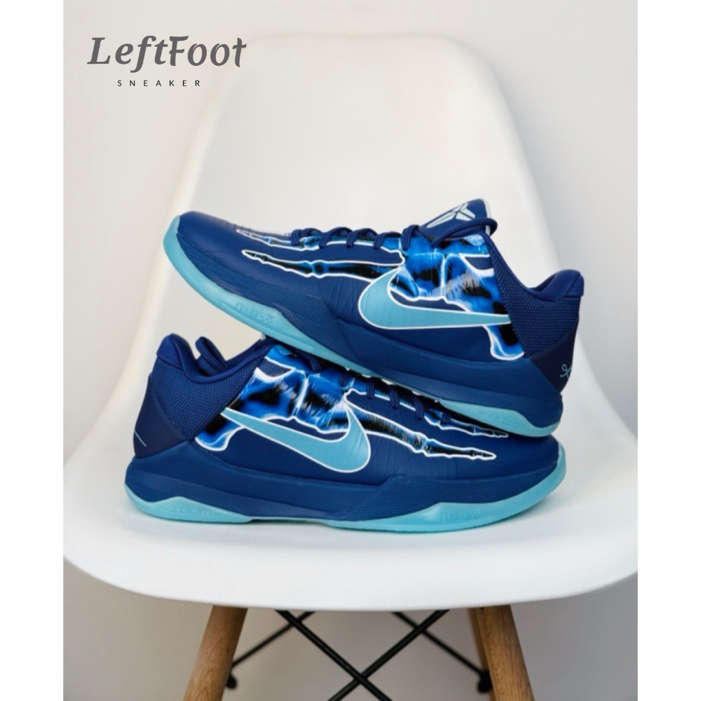 S2純原 Kobe 5 Protro “X-Ray” 藍色骨骼 籃球鞋 實戰鞋 男鞋 HJ4303-400-規格圖8