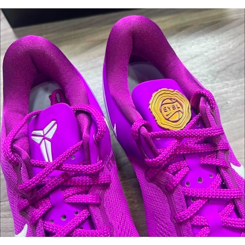 H12純原 Kobe 8 Protro “EYBL” 紫色的 科比8代 籃球鞋 實戰鞋男鞋FQ3548-001-細節圖6
