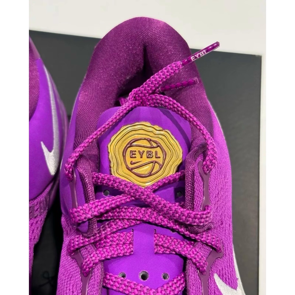 H12純原 Kobe 8 Protro “EYBL” 紫色的 科比8代 籃球鞋 實戰鞋男鞋FQ3548-001-細節圖8