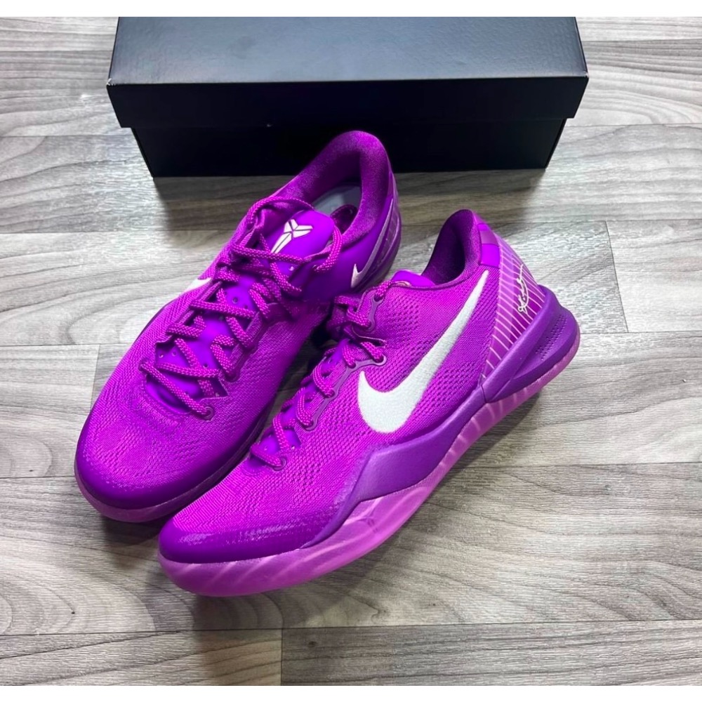 GX純原 Kobe 8 Protro “EYBL” 紫色的 科比8代 籃球鞋 實戰鞋男鞋FQ3548-001-細節圖5