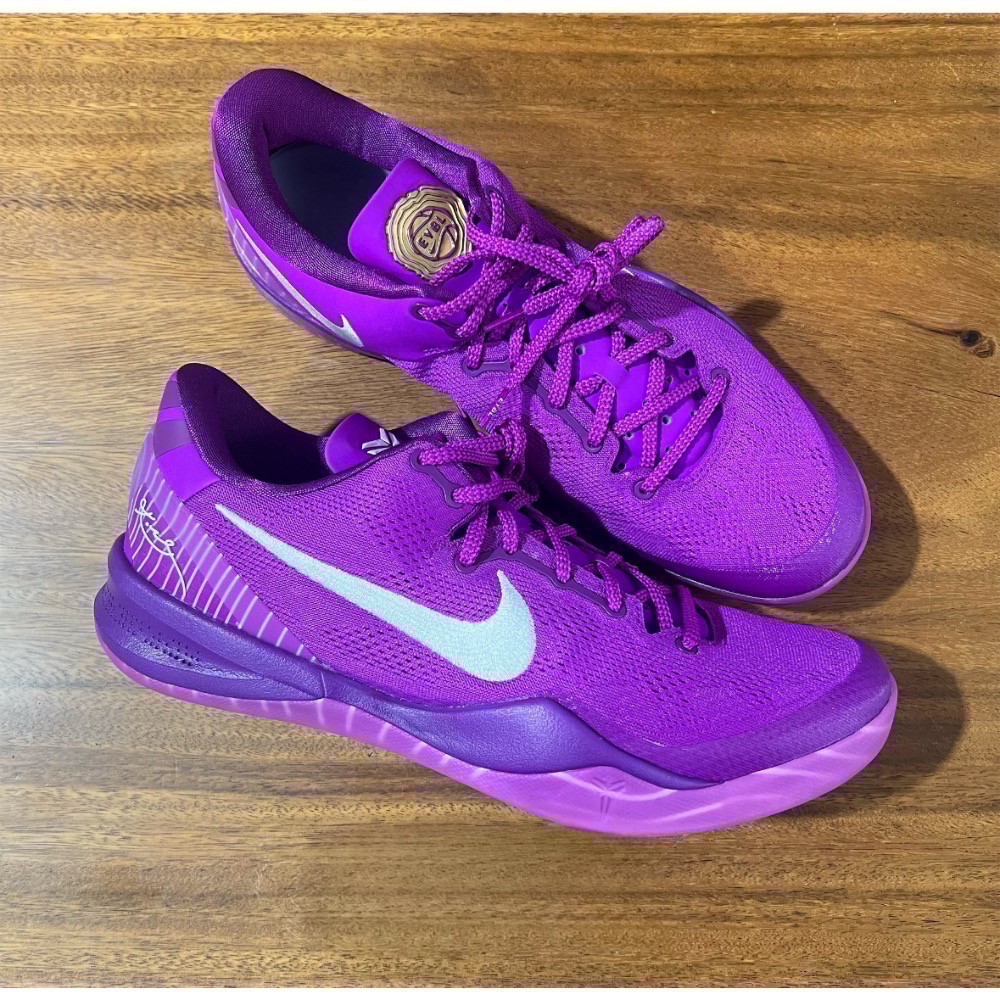 H12純原 Kobe 8 Protro “EYBL” 紫色的 科比8代 籃球鞋 實戰鞋男鞋FQ3548-001-規格圖11